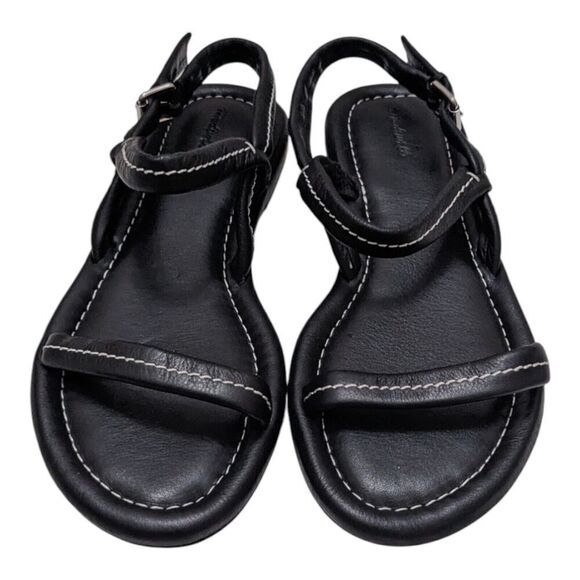 Madewell The Janine Slingback Sandal Black Size 9.5‎ - Picture 1 of 6